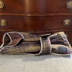 Barbour waterproof tartan dog coat size medium (mini poodle, Maltese, etc.)